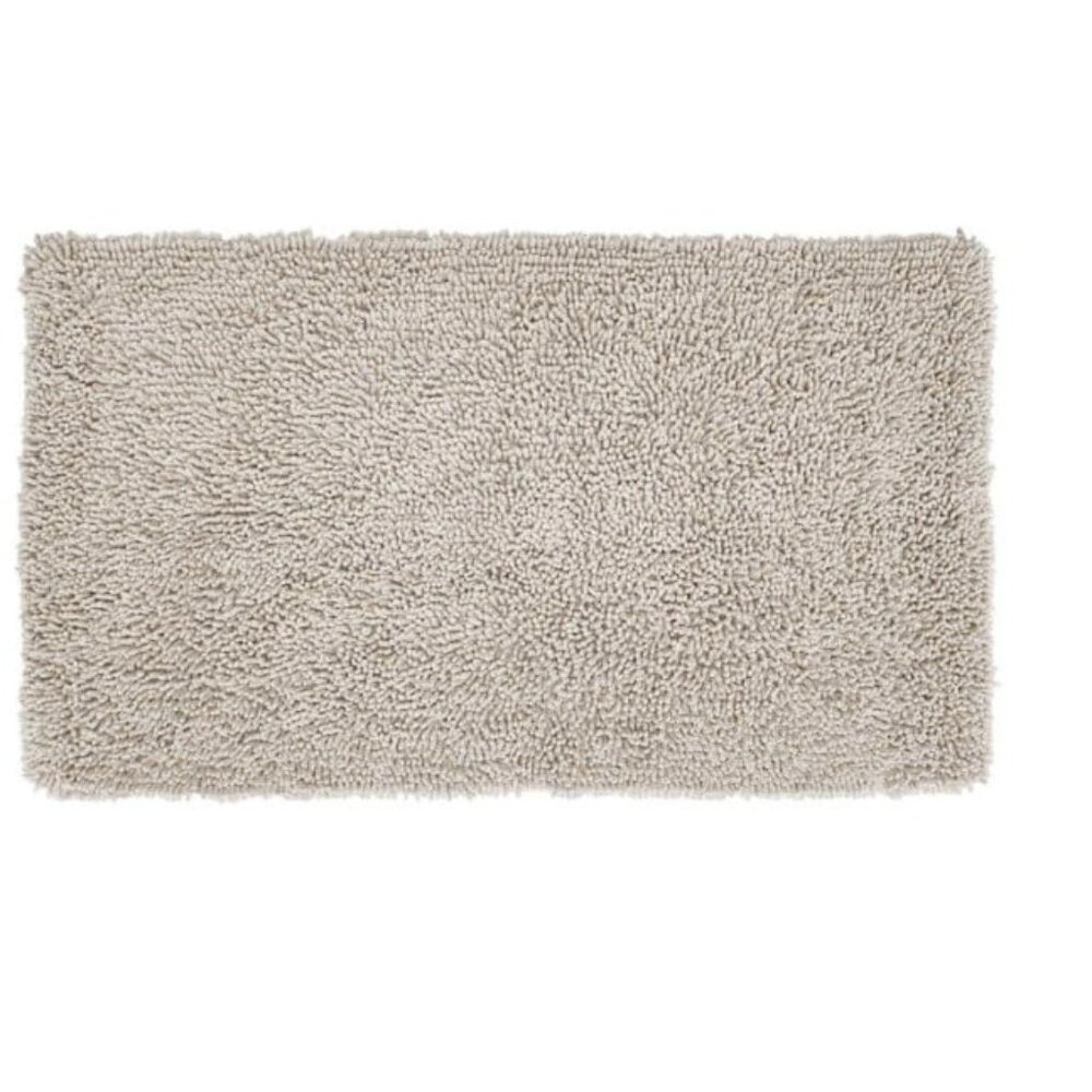 Fantasia Bath Rug 100% Cotton Bath Rugs Set, 17x24 Rectangle, Ivory